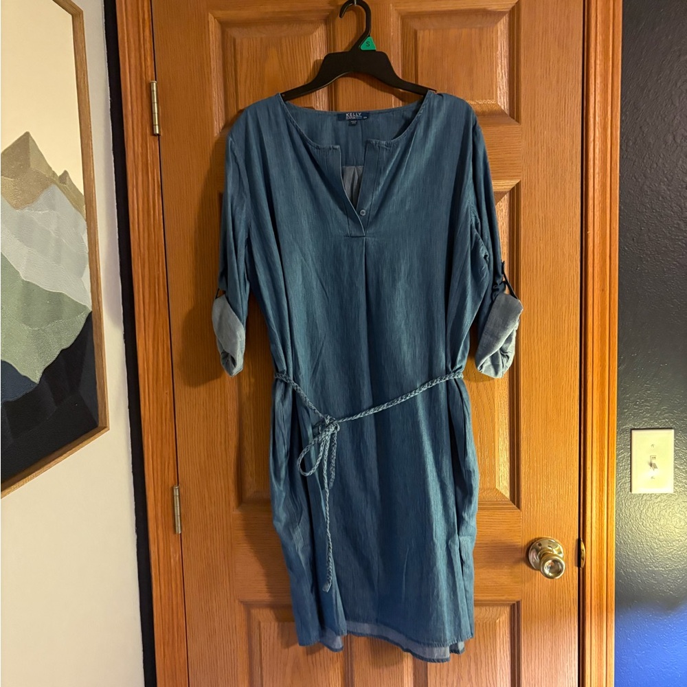 Blue Denim Dress